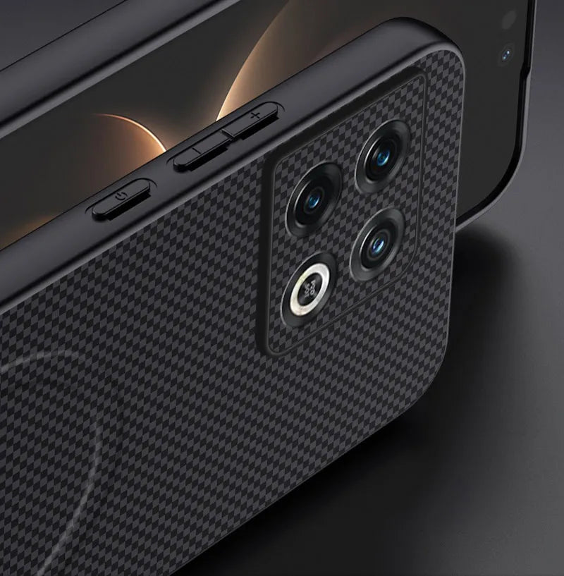 For OnePlus 10 Pro Case Luxury Car Magnetic Holder Phone Case For One Plus 10 Pro 5G 10Pro Silicone Shockproof Back Cover Coque