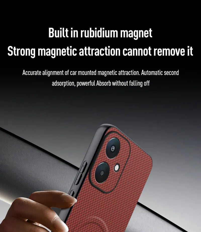 For Xiaomi Redmi 13C 5G Case Luxury Car Magnetic Holder Phone Case For Redmi13C 5G TPU Silicone Shockproof Protective Back Cover