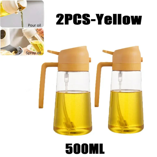 Olive Oil Spray Bottle for Oil Bottle Pouring for Cooking Oil Spices