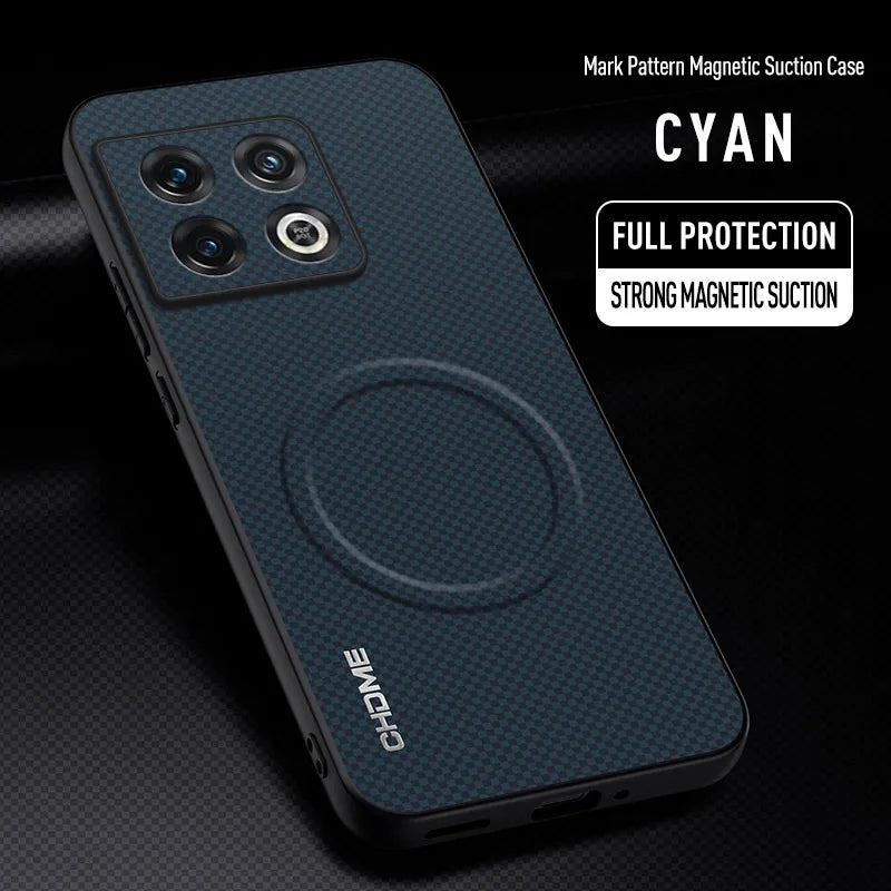 For OnePlus 10 Pro Case Luxury Car Magnetic Holder Phone Case For One Plus 10 Pro 5G 10Pro Silicone Shockproof Back Cover Coque