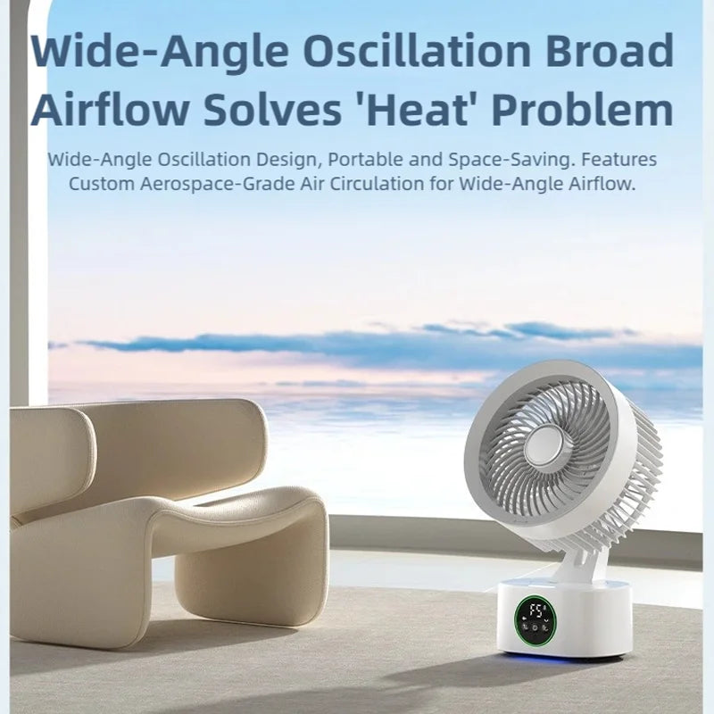 TINSOL Ventilateur de circulation d'air USB portable mural, avec fonction minuterie et veilleuse, refroidisseur d'air domestique