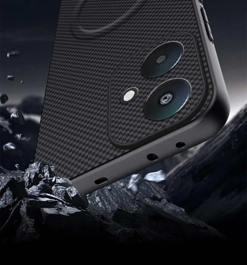 For Xiaomi Redmi 13C 5G Case Luxury Car Magnetic Holder Phone Case For Redmi13C 5G TPU Silicone Shockproof Protective Back Cover