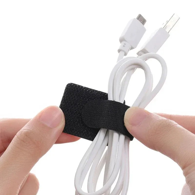 Reusable Cable Ties Fastening Wire Organizer Cord Rope Holder Self