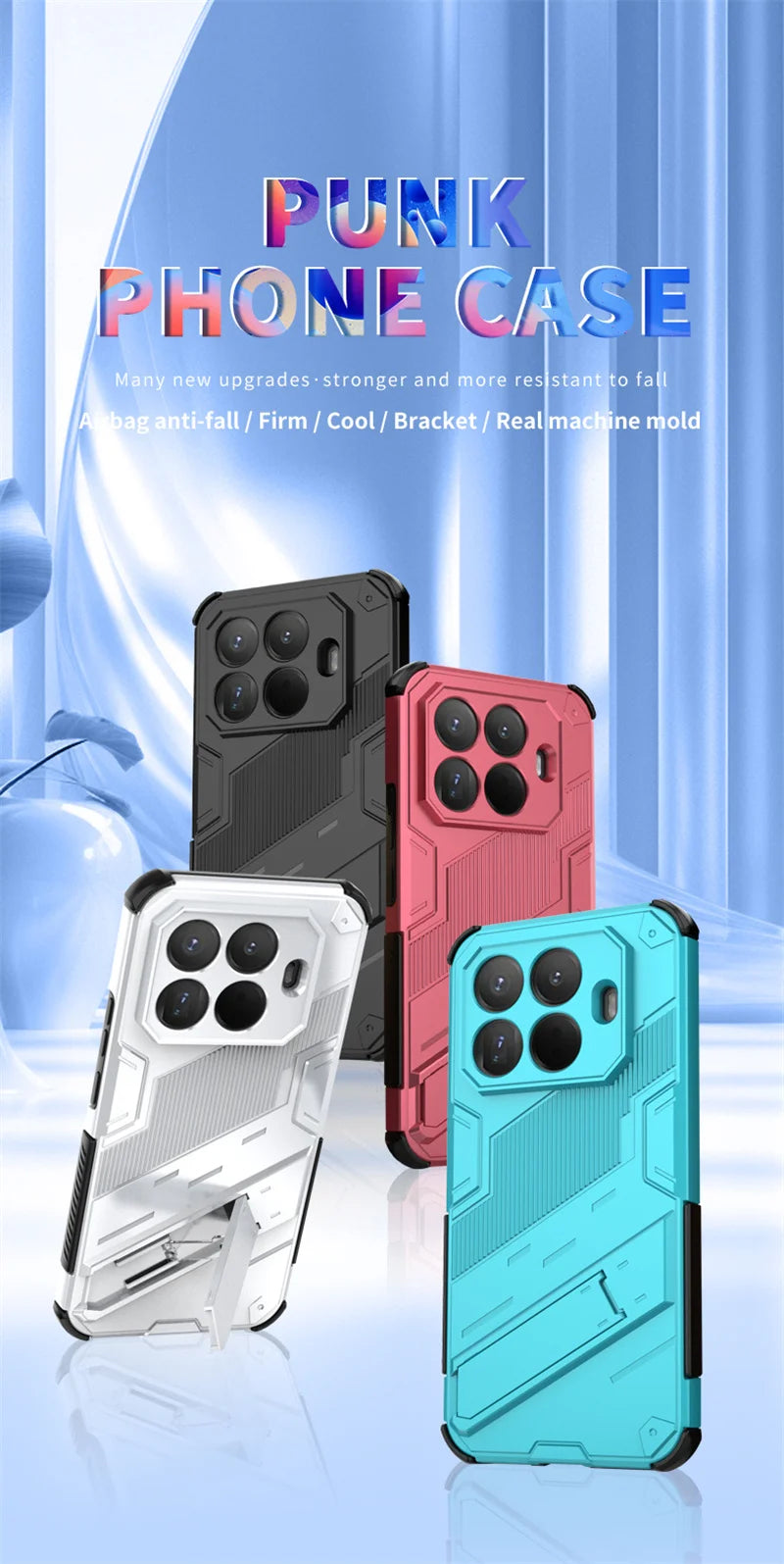 Xiaomi15T Pro Case Armor Shockproof Phone Cases For Xiaomi 15T Pro 5G Xiomi Mi15T Mi 15 T 2025 Magnetic Holder Stand Back Cover