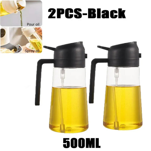 Olive Oil Spray Bottle for Oil Bottle Pouring for Cooking Oil Spices