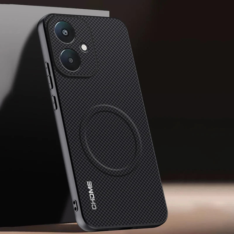 For Xiaomi Redmi 13C 5G Case Luxury Car Magnetic Holder Phone Case For Redmi13C 5G TPU Silicone Shockproof Protective Back Cover