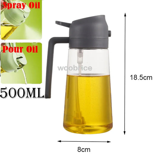 Olive Oil Spray Bottle for Oil Bottle Pouring for Cooking Oil Spices