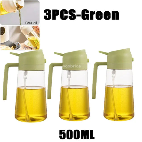 Olive Oil Spray Bottle for Oil Bottle Pouring for Cooking Oil Spices