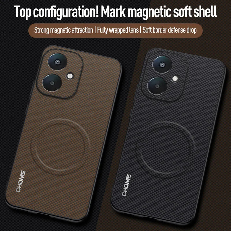 For Xiaomi Redmi 13C 5G Case Luxury Car Magnetic Holder Phone Case For Redmi13C 5G TPU Silicone Shockproof Protective Back Cover