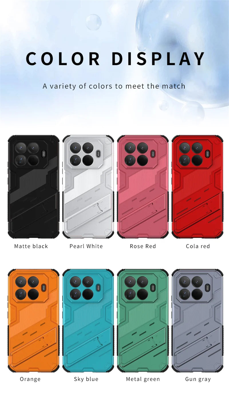 Xiaomi15T Pro Case Armor Shockproof Phone Cases For Xiaomi 15T Pro 5G Xiomi Mi15T Mi 15 T 2025 Magnetic Holder Stand Back Cover