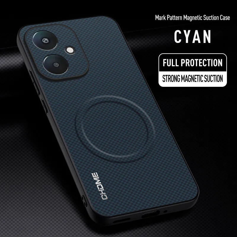 For Xiaomi Redmi 13C 5G Case Luxury Car Magnetic Holder Phone Case For Redmi13C 5G TPU Silicone Shockproof Protective Back Cover
