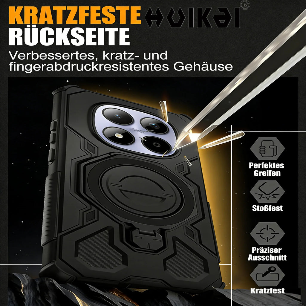 Case For Redmi Note 15 14 Pro Plus 5G Xiaomi 15T Pro MagSafe Stand Magnetic Holder Protection Stands Kickstand Protective Cover