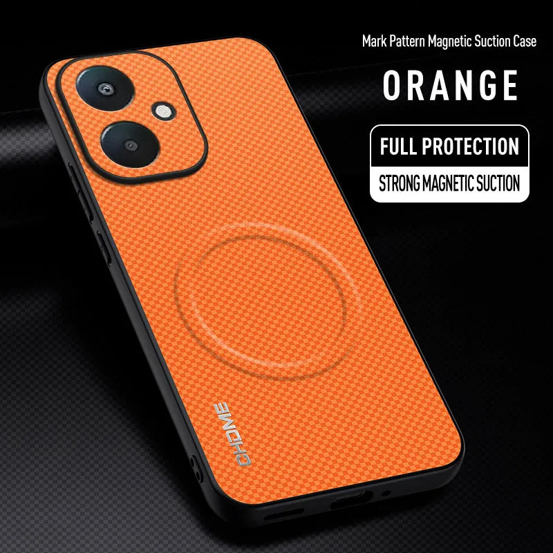 For Xiaomi Redmi 13C 5G Case Luxury Car Magnetic Holder Phone Case For Redmi13C 5G TPU Silicone Shockproof Protective Back Cover
