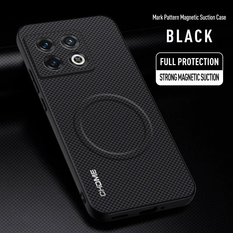 For OnePlus 10 Pro Case Luxury Car Magnetic Holder Phone Case For One Plus 10 Pro 5G 10Pro Silicone Shockproof Back Cover Coque