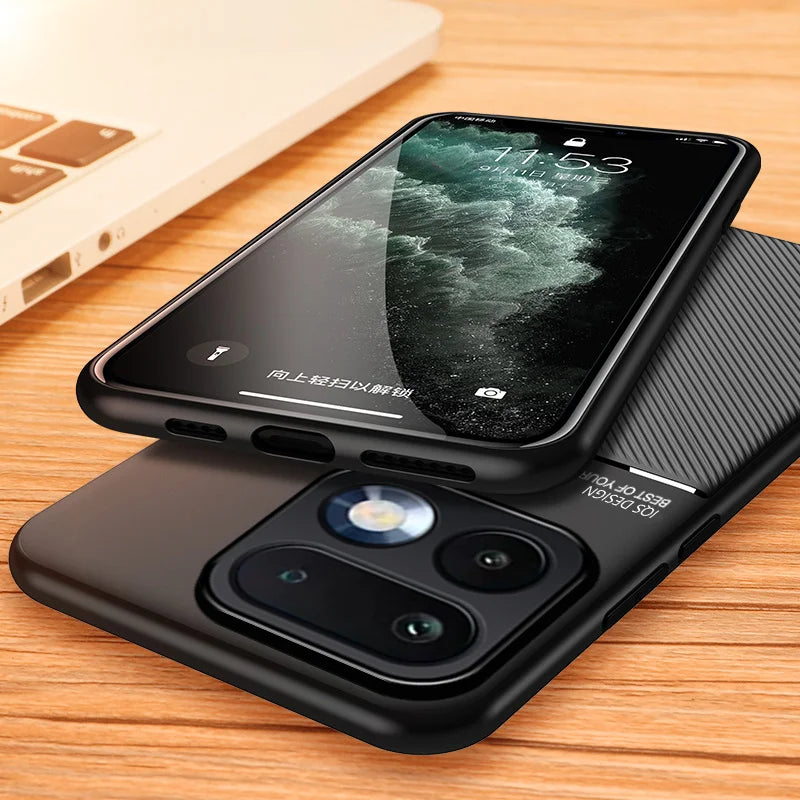 Soft Frame Cover For Realme 16 Pro 5G Case Leather Car Magnetic Holder Funda for Realme 16 Pro Plus 16Pro TPU Shockproof Coque