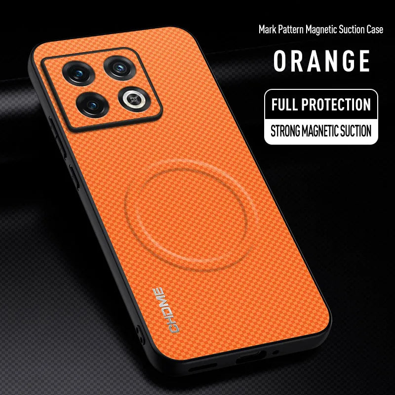 For OnePlus 10 Pro Case Luxury Car Magnetic Holder Phone Case For One Plus 10 Pro 5G 10Pro Silicone Shockproof Back Cover Coque