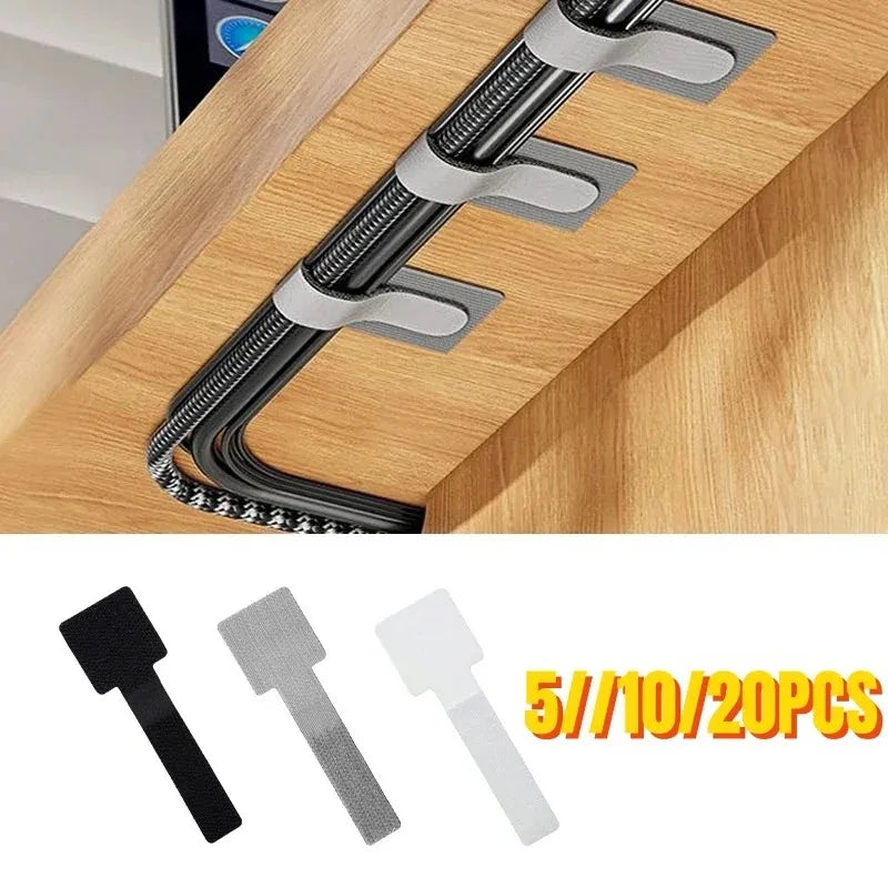 Reusable Cable Ties Fastening Wire Organizer Cord Rope Holder Self